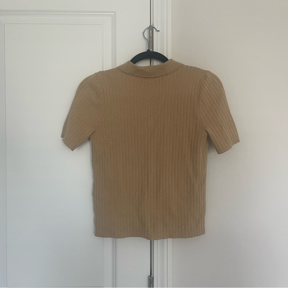 ON 34th Ribbed Cardigan Polo - Picture 2 of 6